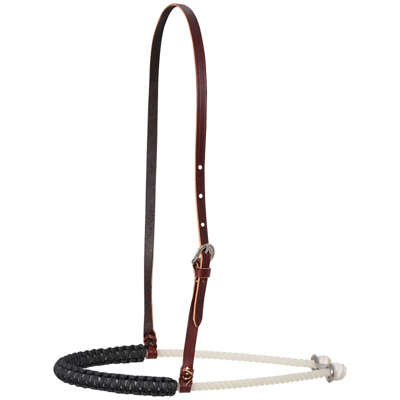 Noseband Single Rope w/Braided Nylon