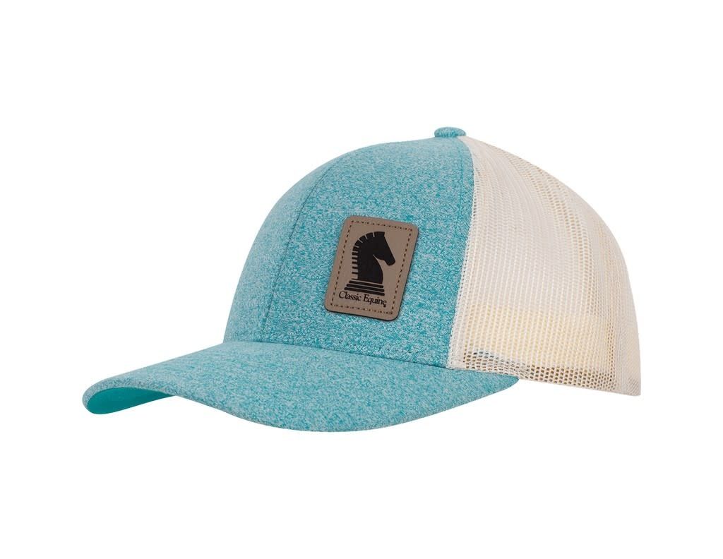 Patch Cap Teal and Heather