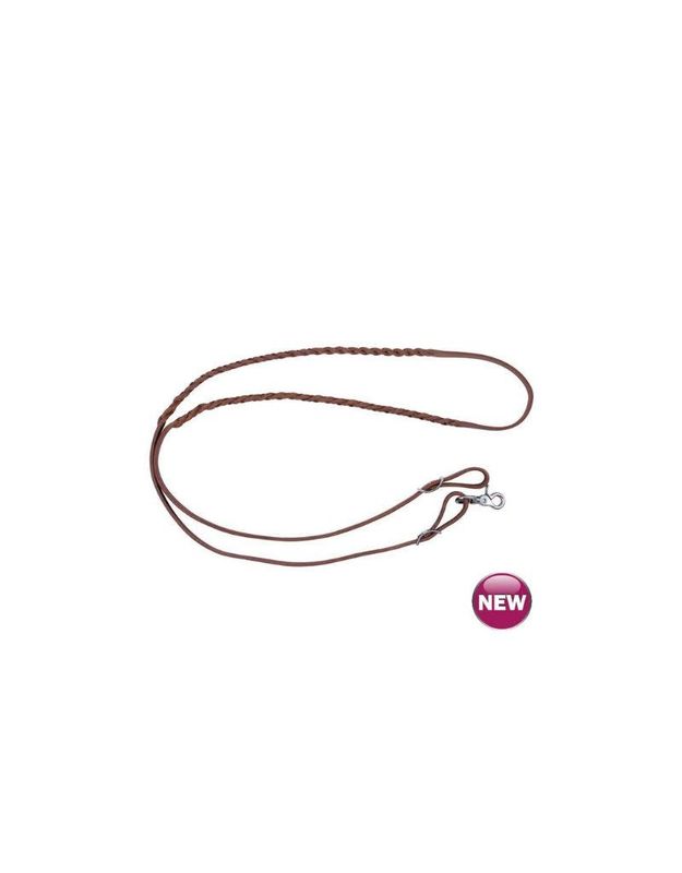 Reins Barrel 3 Plait Adjustable 5/8" Harness