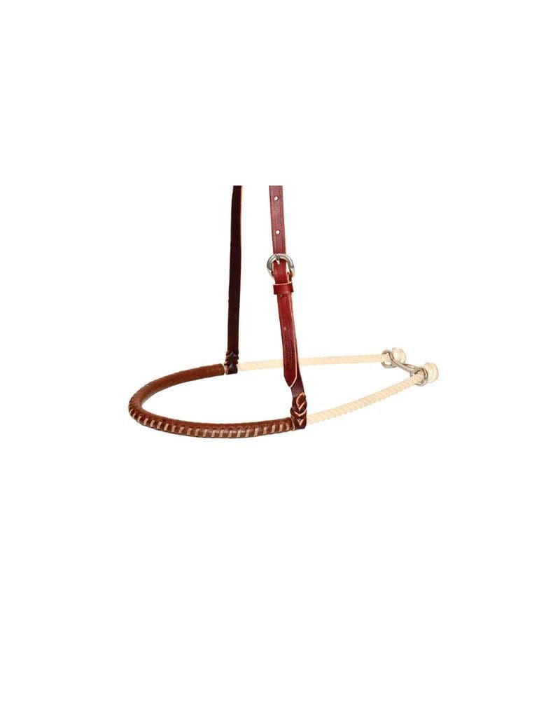 Noseband Single Rope 3/4" W/ Lthr Cvr