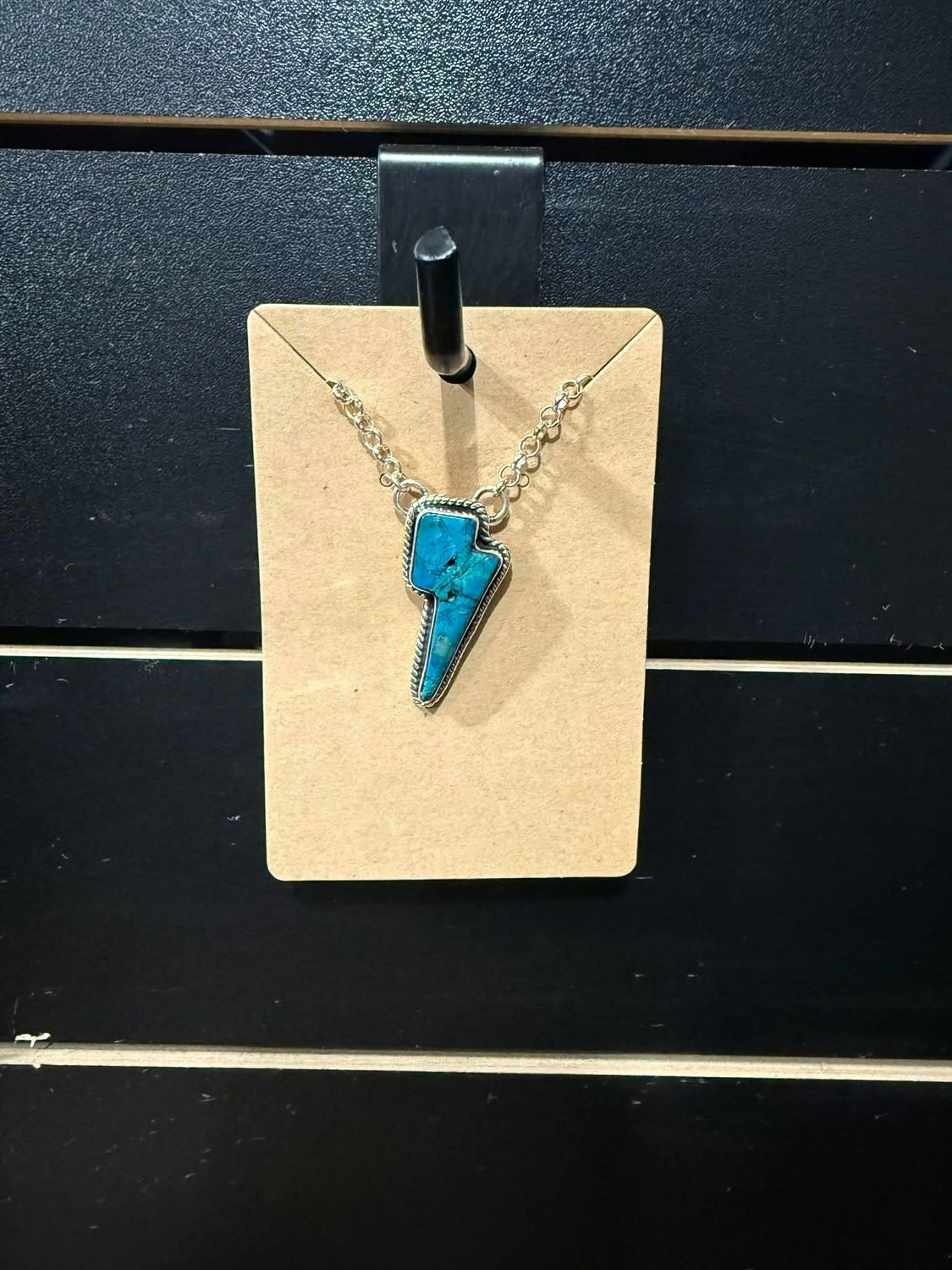 Turquoise Bolt Necklace