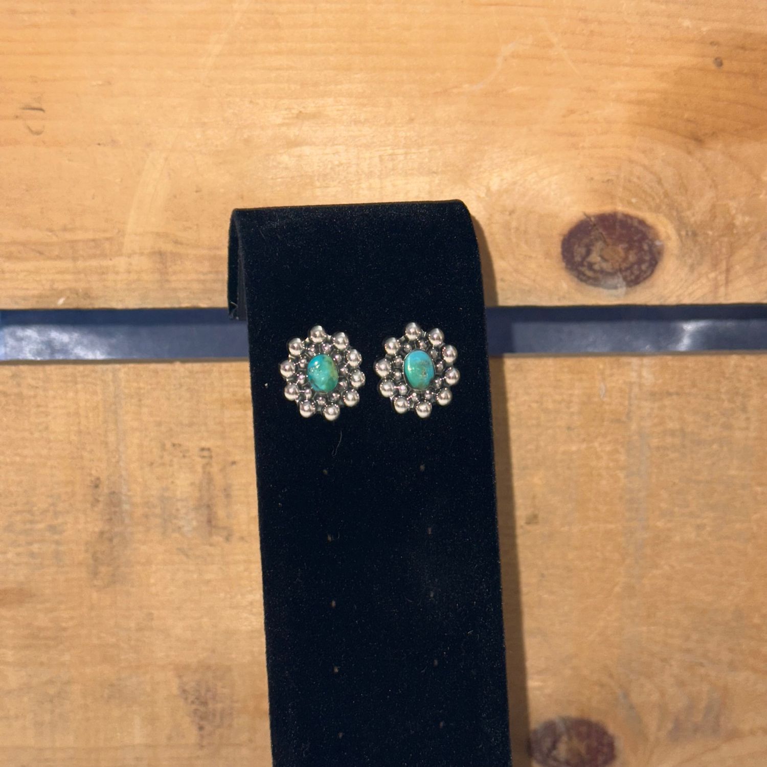 Multi Dot Turquoise Earrings