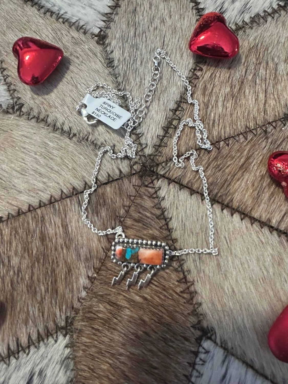 Spiny Turquoise Necklace