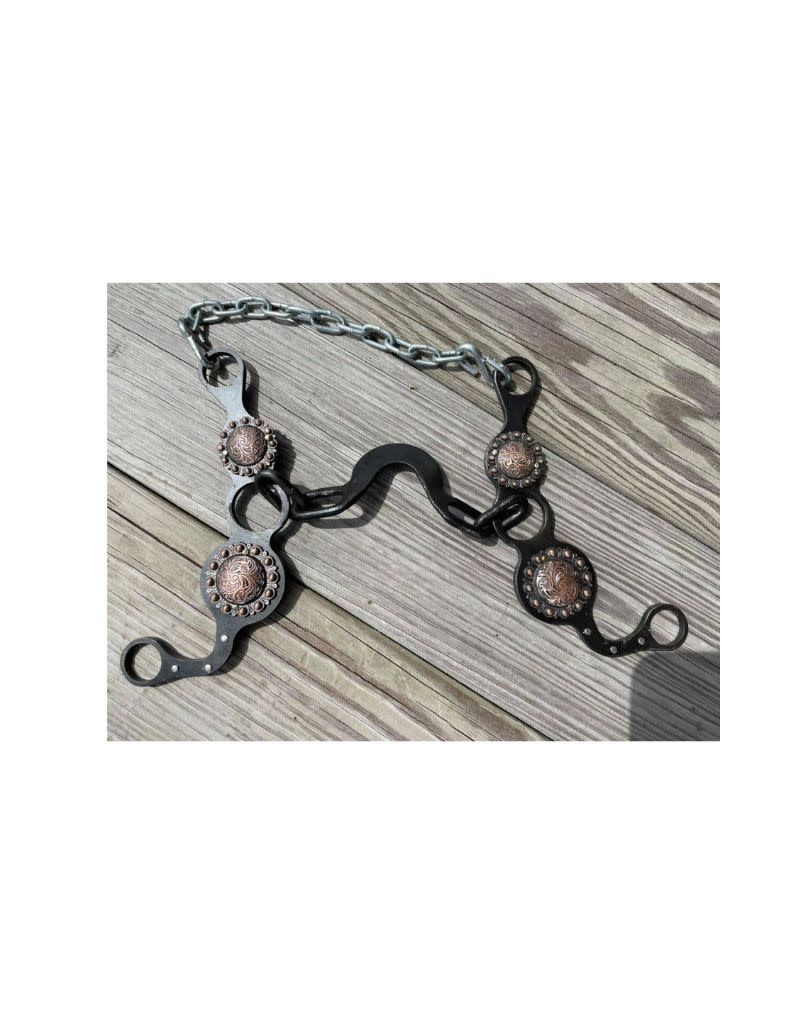 Paul Petska Chain Port Gag (conchos may vary) Long Flat