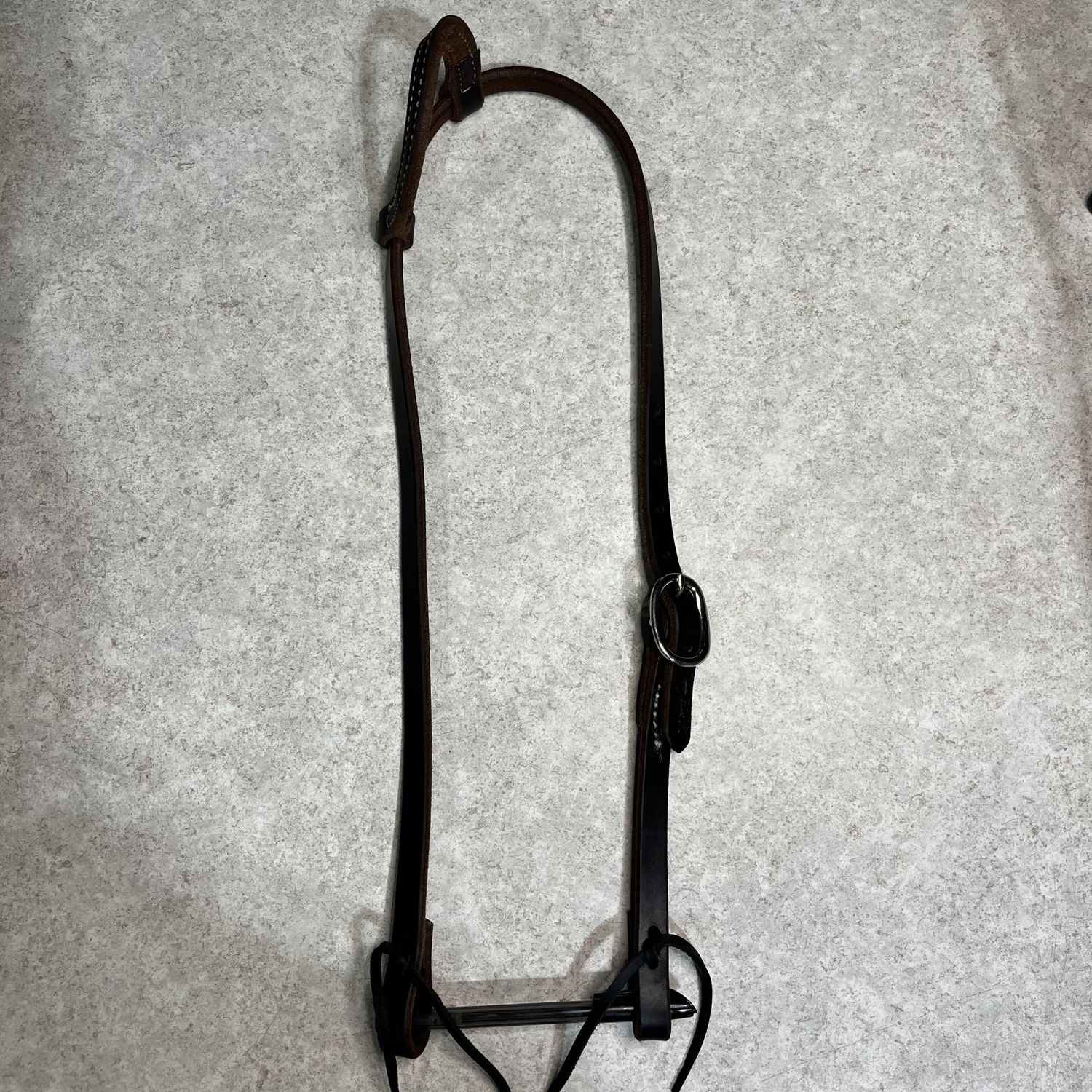 One Ear Headstall w/ties, single adj