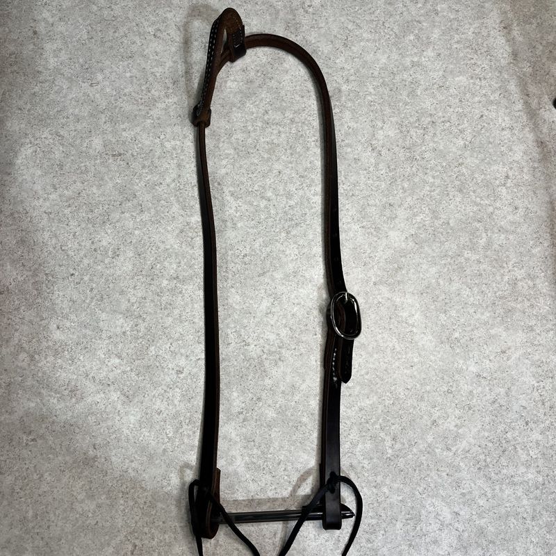 One Ear Headstall w/ties, single adj