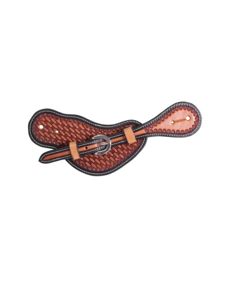 Chestnut/Black Men's Spur Straps