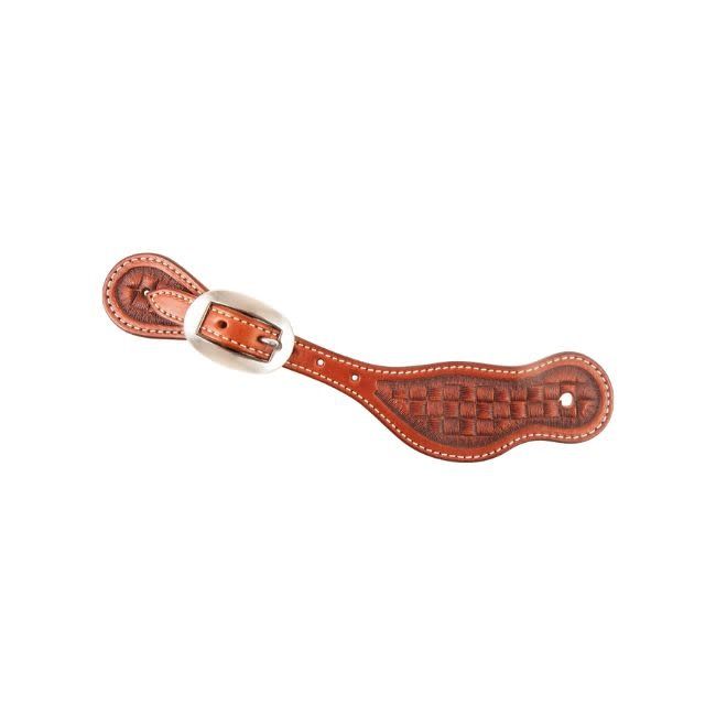 Chestnut Mini Course Weave Spur Straps