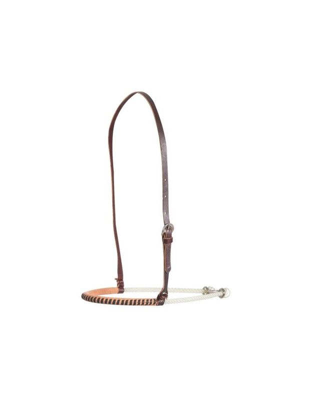 Single Rope Noseband w/Laced Kidskin Cover