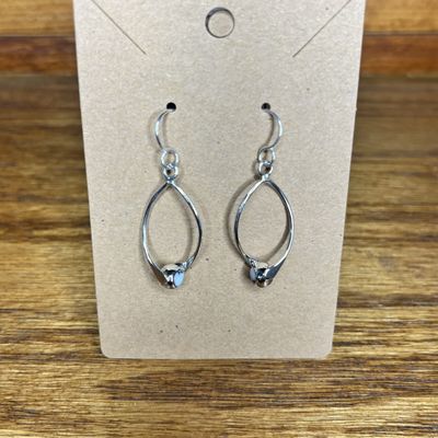 Howlite Mini Twist Earrings