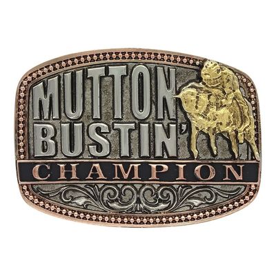 Mutton Bustin Champion Buckle