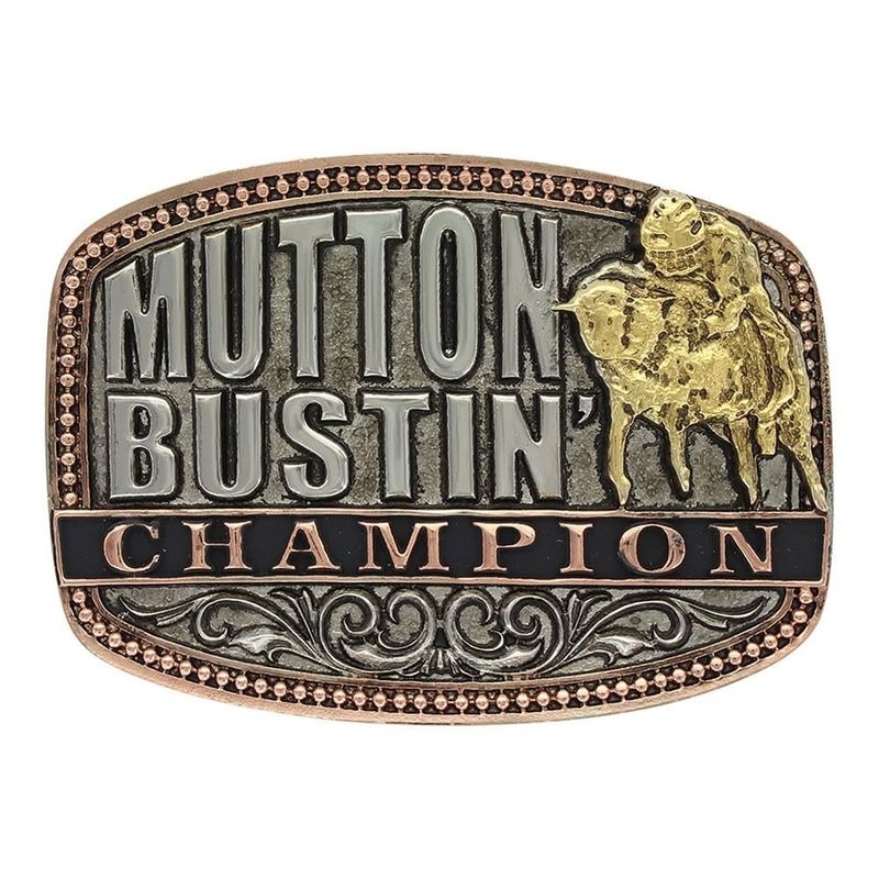 Mutton Bustin Champion Buckle