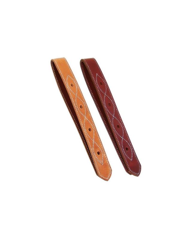 Off Billet Harness Leather Dbl &amp; Stitch 1 3/4"