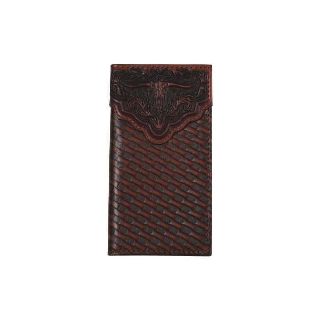 Junior Rodeo Wallet Embossed Yoke w/Steer