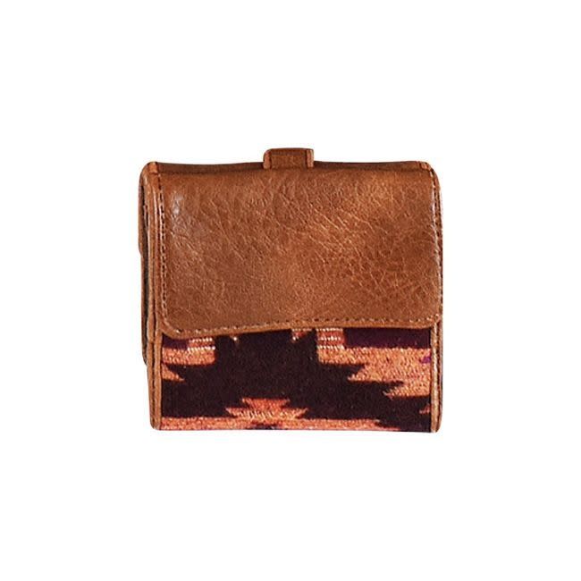 Small Wallet Purple Aztec