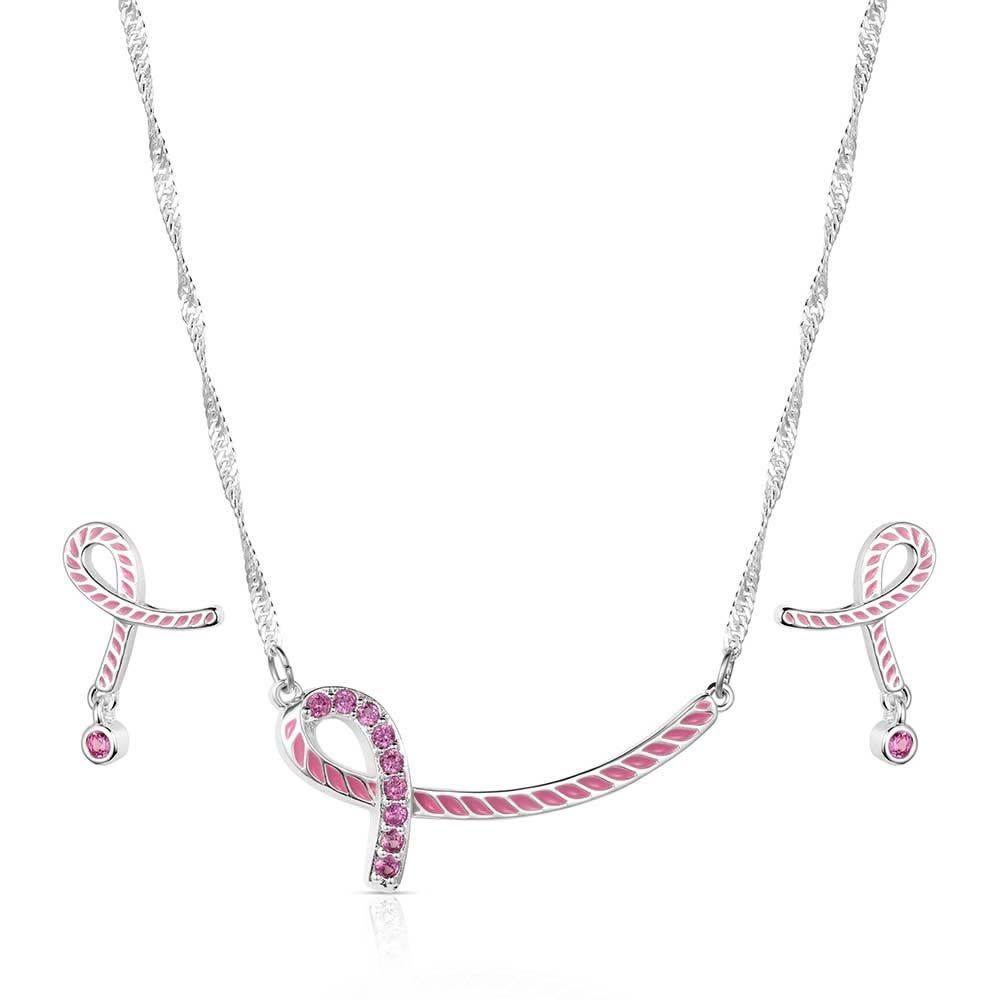 Pink Hope Jewelry Set