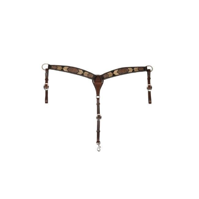 Breast Collar Arrowhead Chocolate