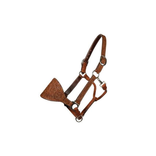 Chocolate Floral RO Bronc Halter
