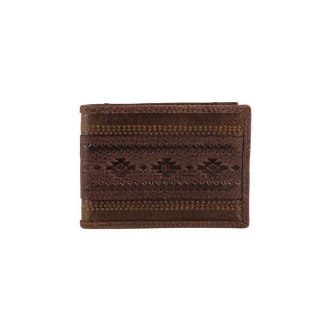 Bifold Wallet Embossed w/Whip Stitch