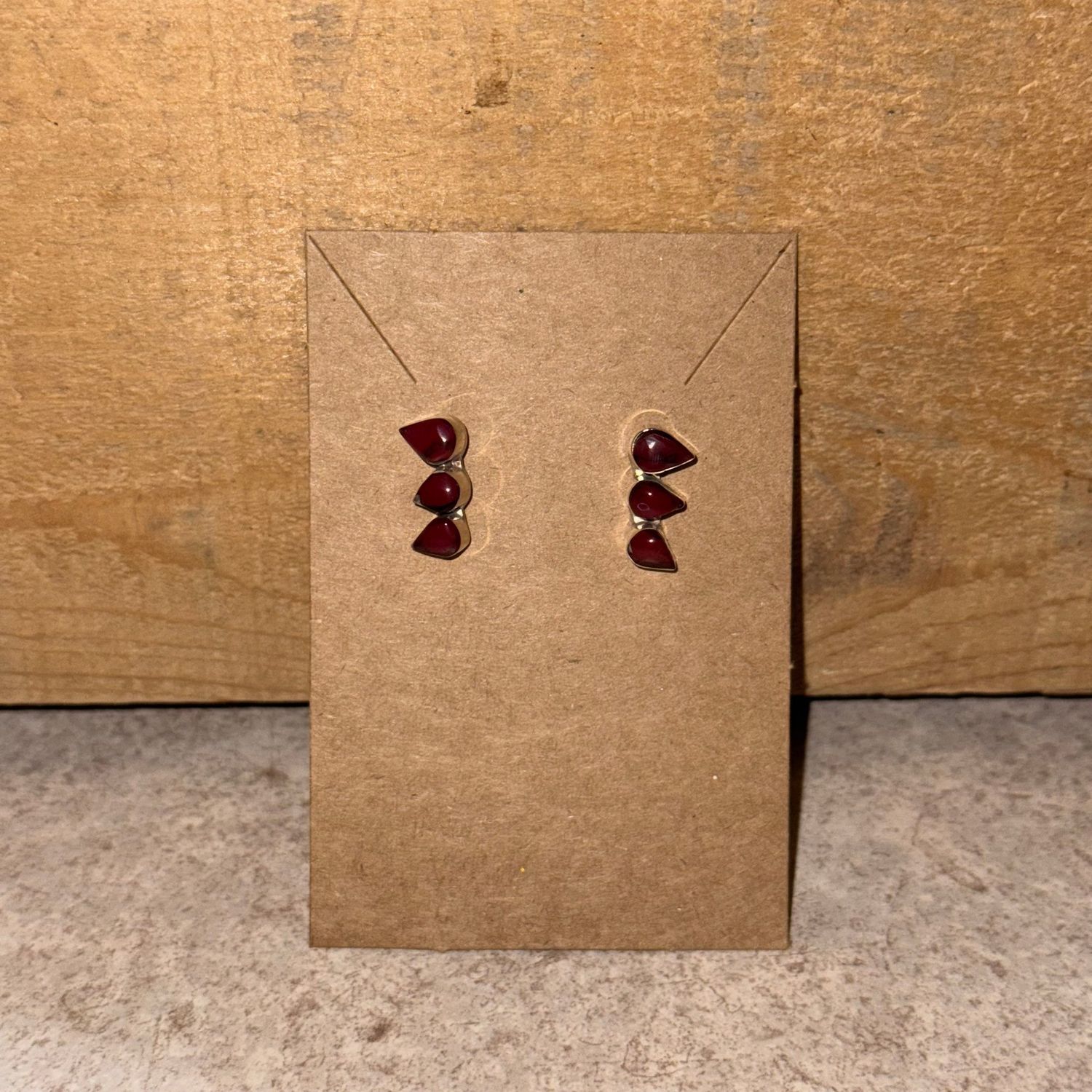 Red Jasper Triple Teardrop Mini Crawler