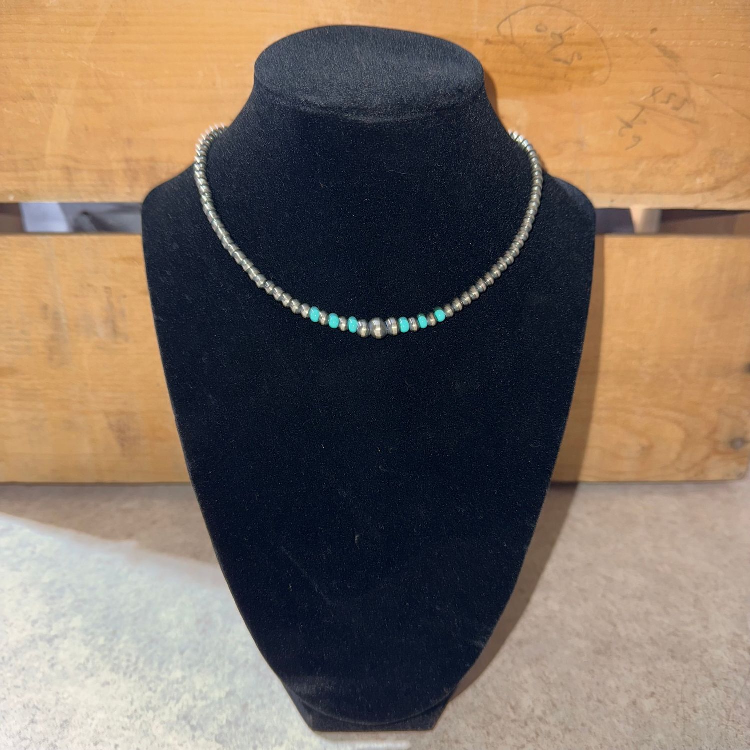 Turquoise/Pearl Mixed Necklace
