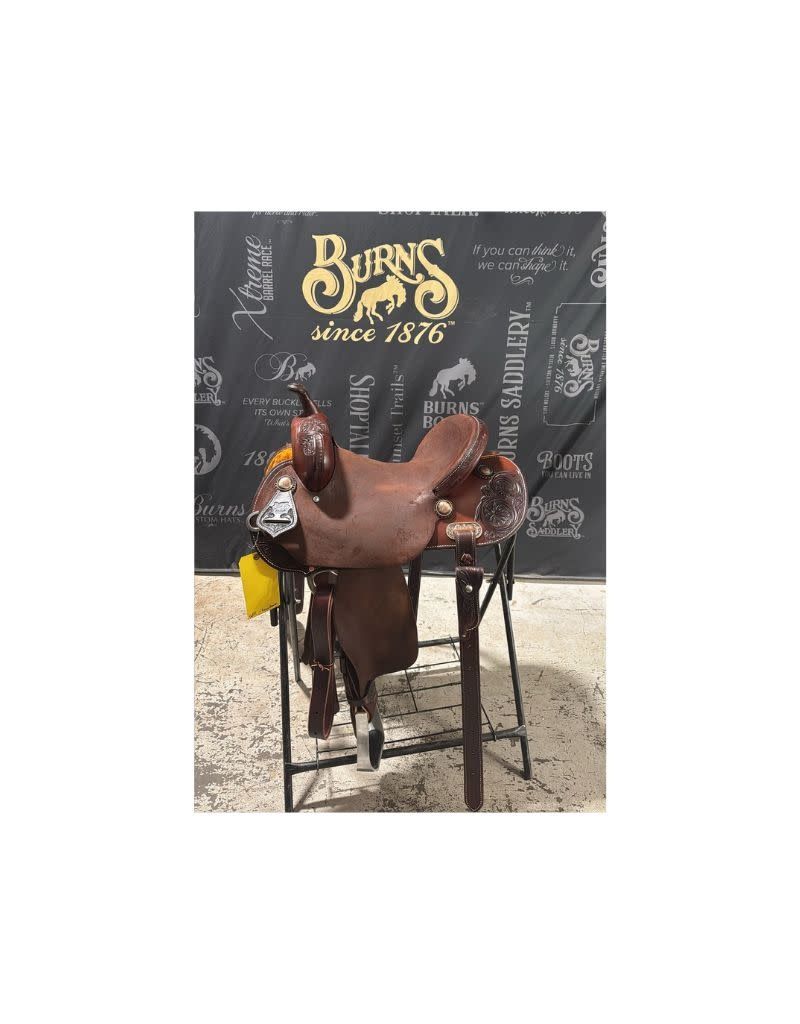 4530MD 1/2 Choc RO/SO Barrel Saddle 1/2 Julya Corner