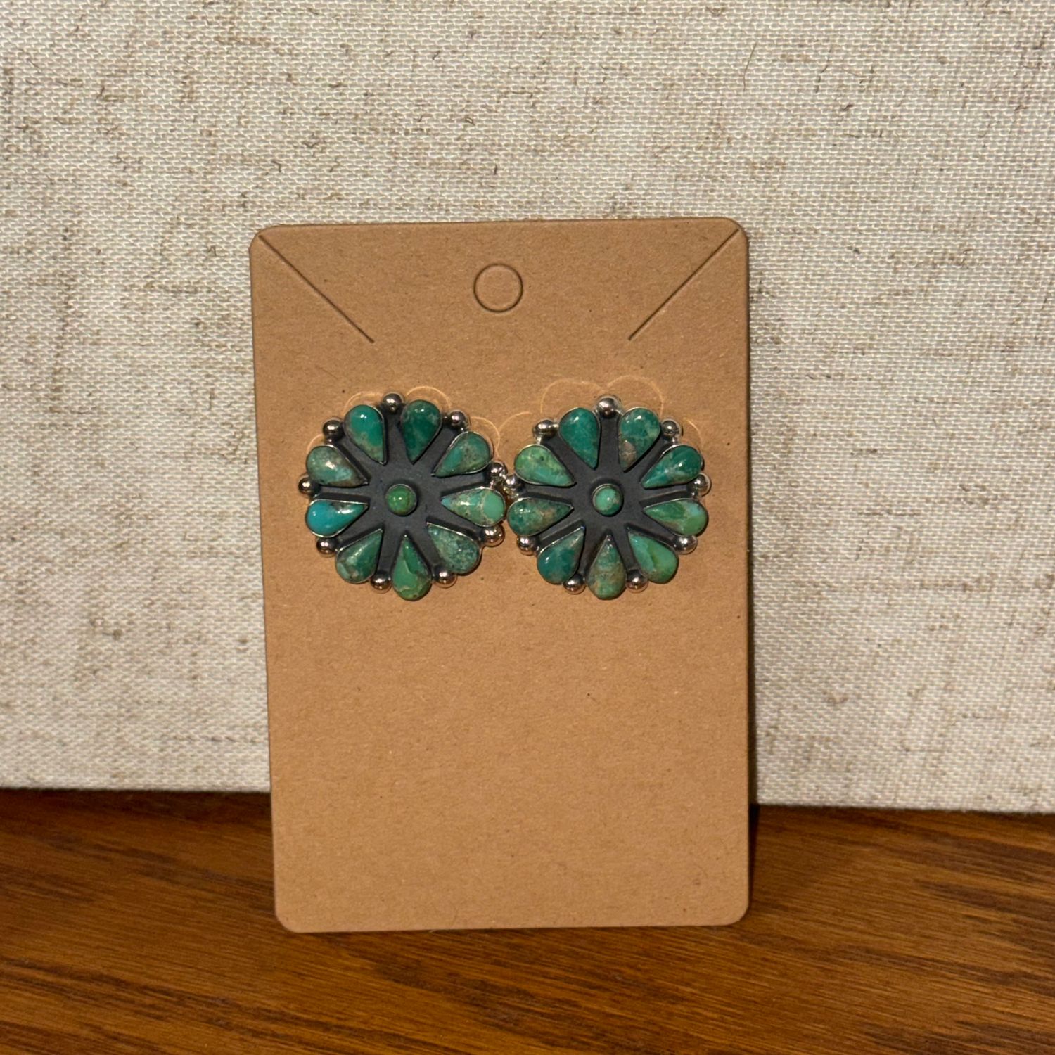 1" Circle Cluster Earrings