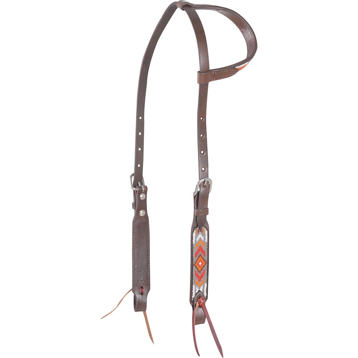 Beaded Gallup Slip Ear Headstall