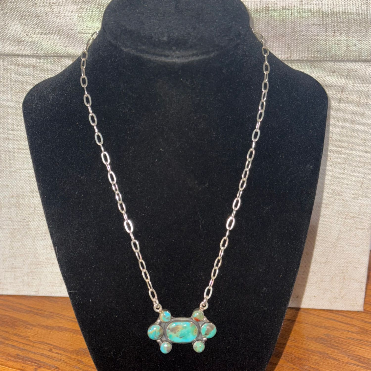 Turquoise Pendant w/chain