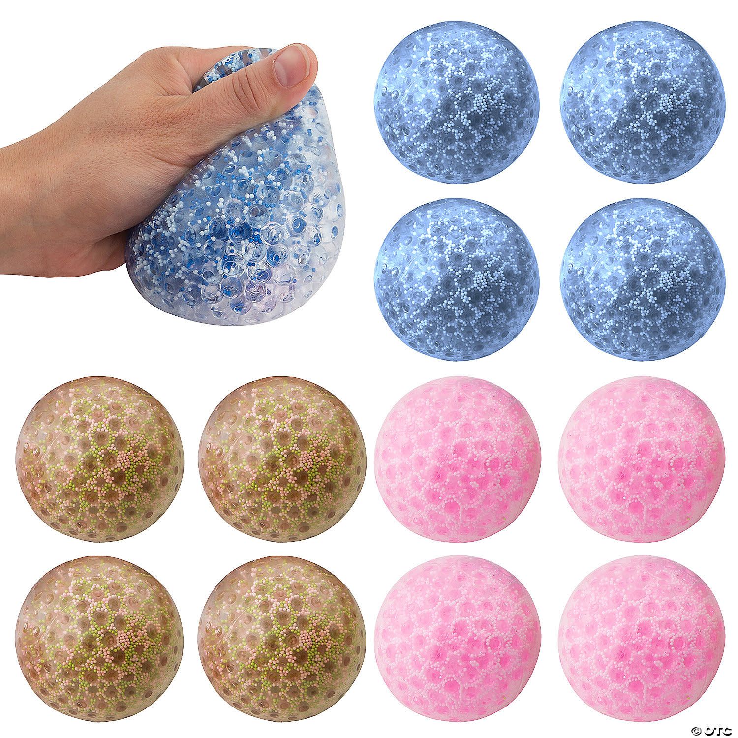 Confetti Gel Bead Squeeze Ball