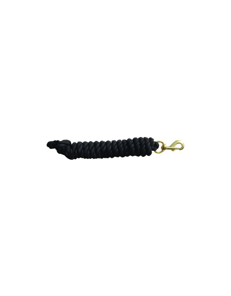 Cotton Lead Rope 10' Black