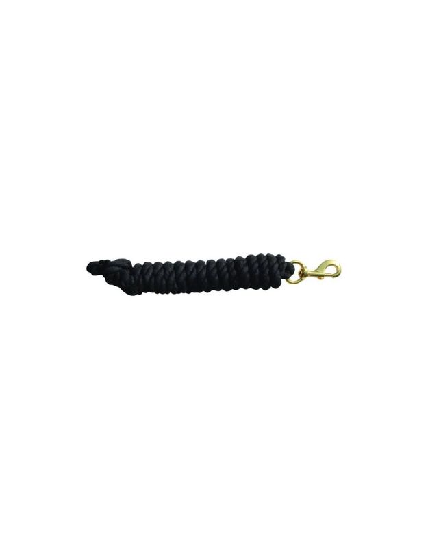Cotton Lead Rope 10' Black