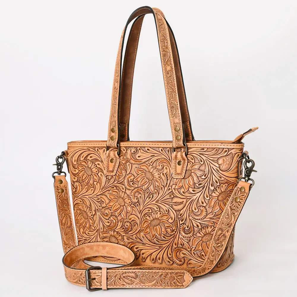 Western Tooled Tote