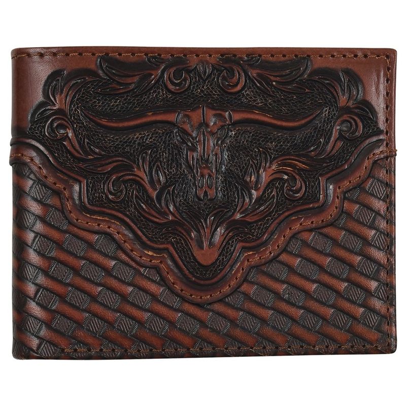 Bifold Wallet w/Basketweave