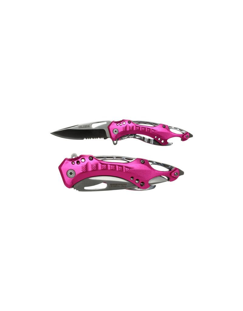 Skeleton 3.25" knife pink