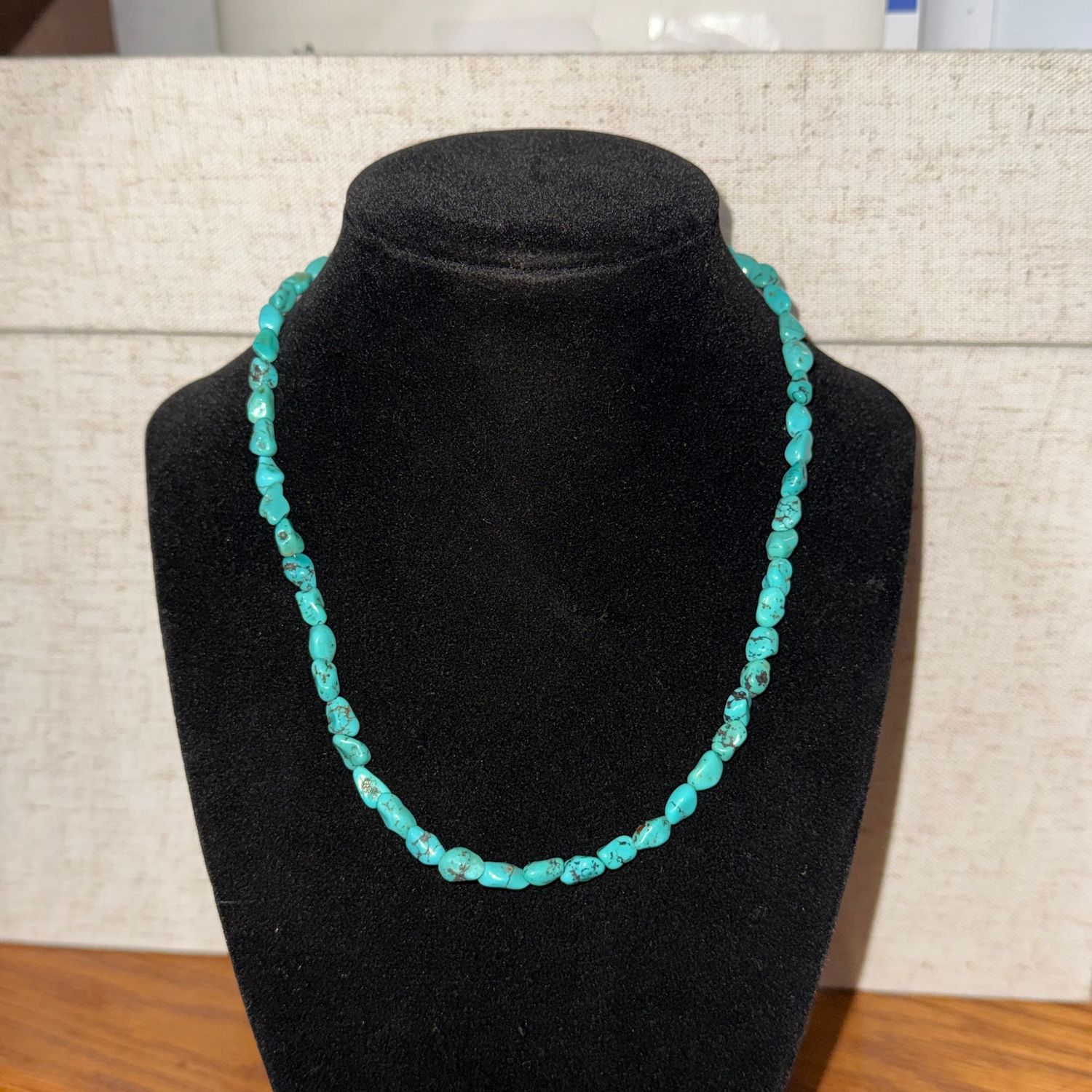 Kingman Turquoise Stone Necklace