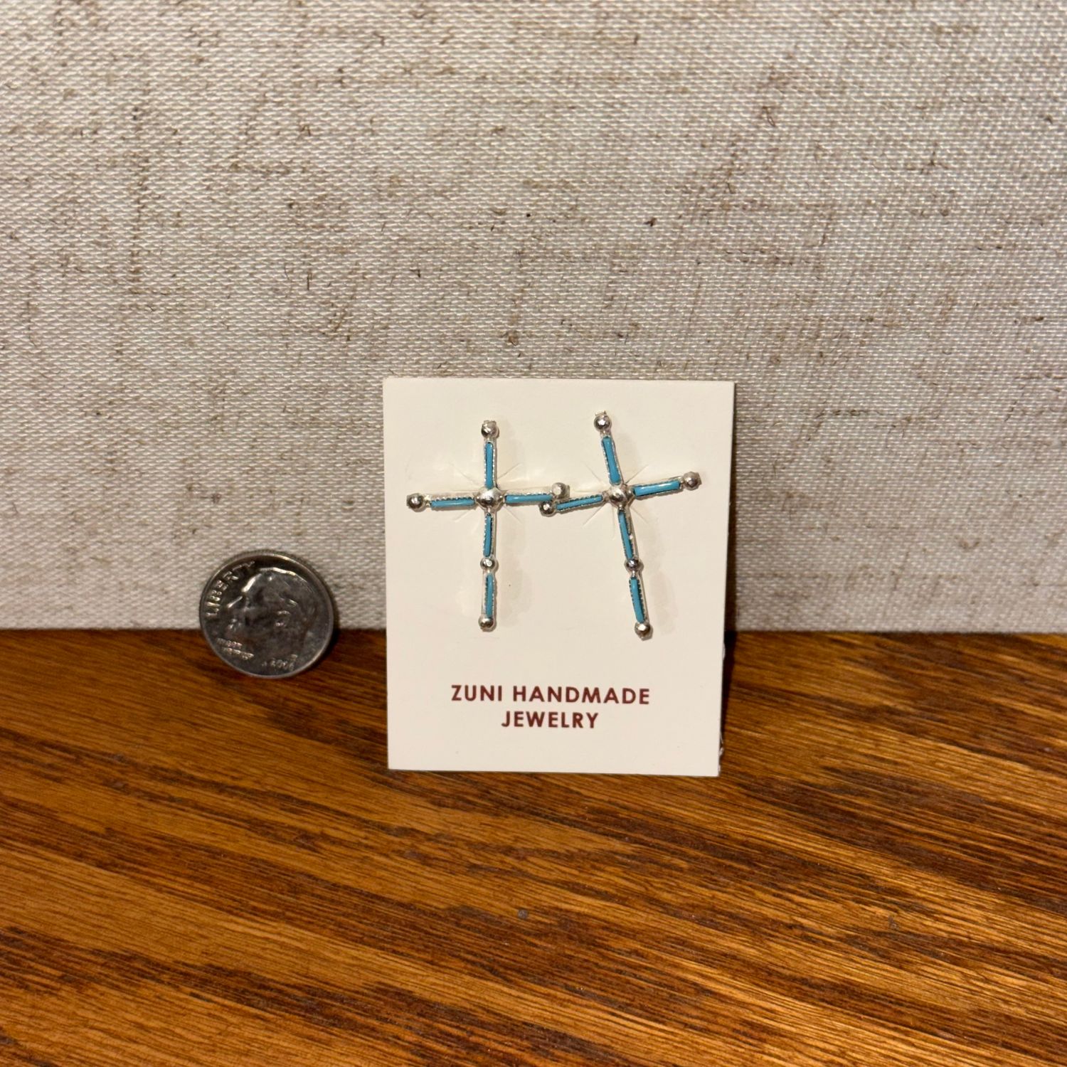 Zuni S/S Turquoise Earrings