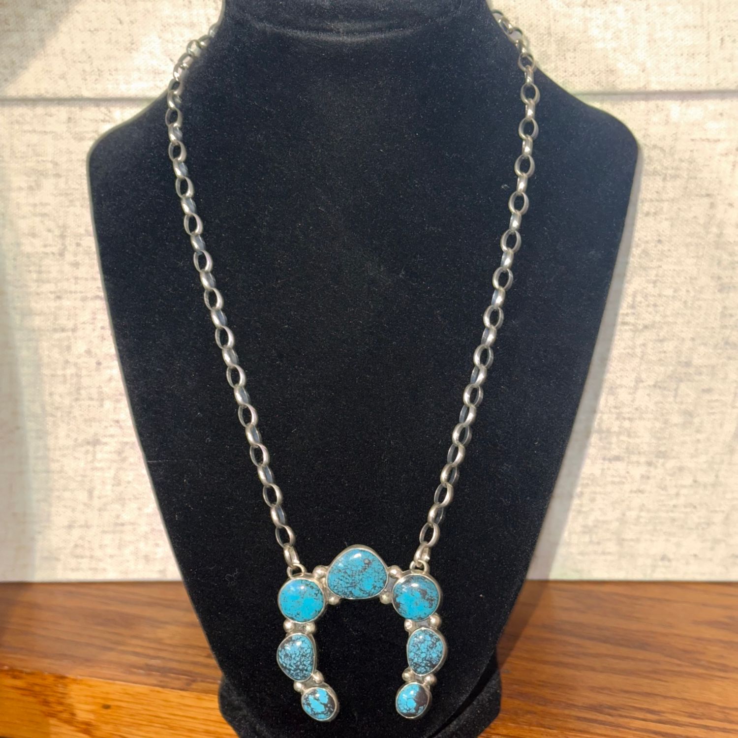 Turquoise Squash Blossom