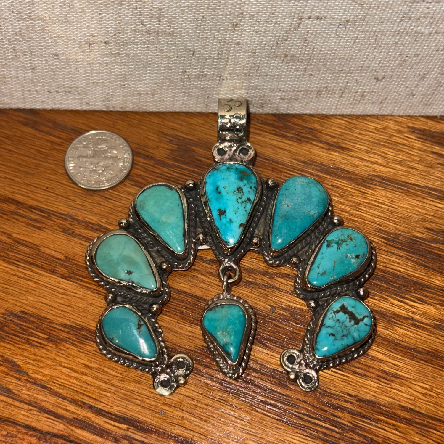 Large Squash Blossom Pendant