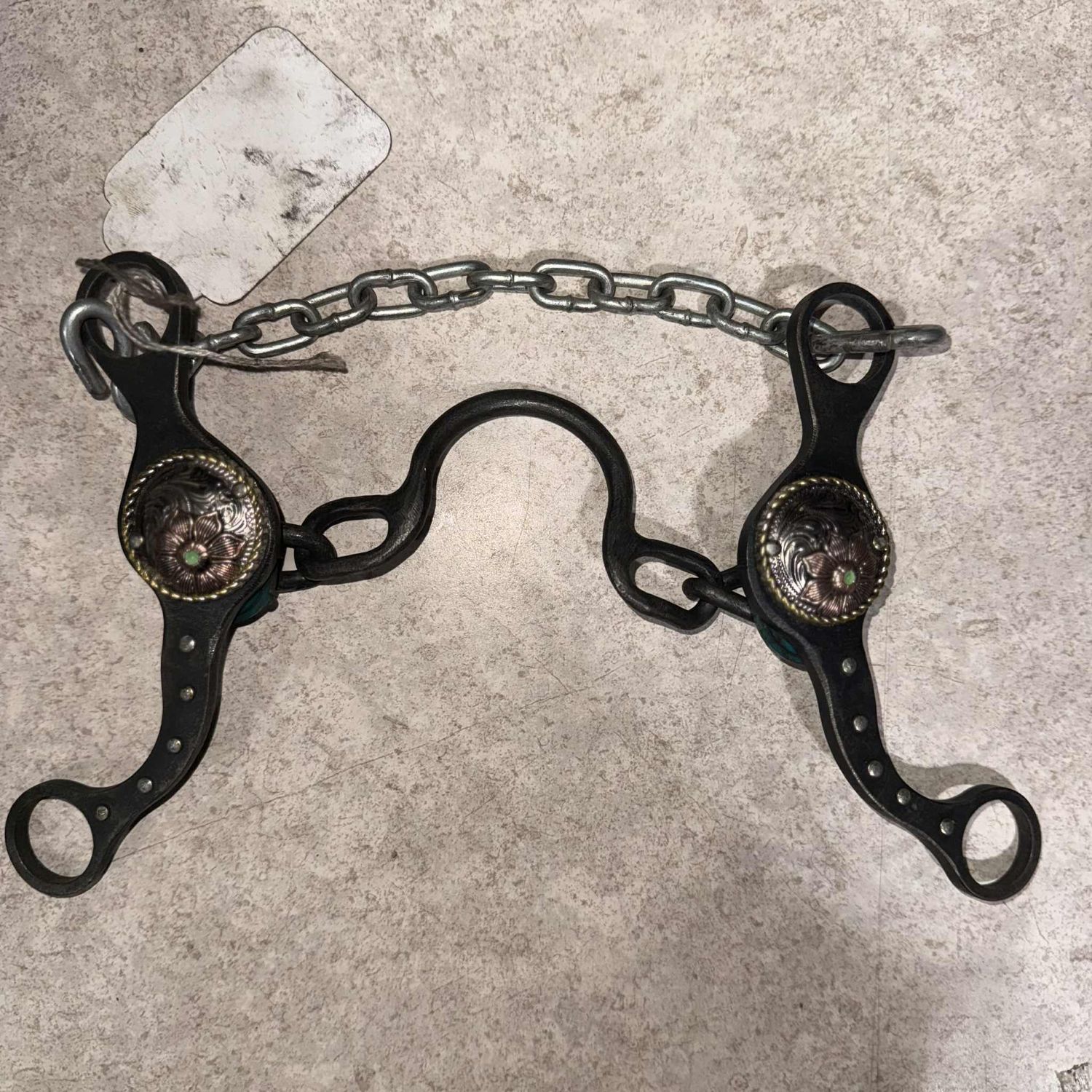 Chain Port  Flower Turq Center Super Short