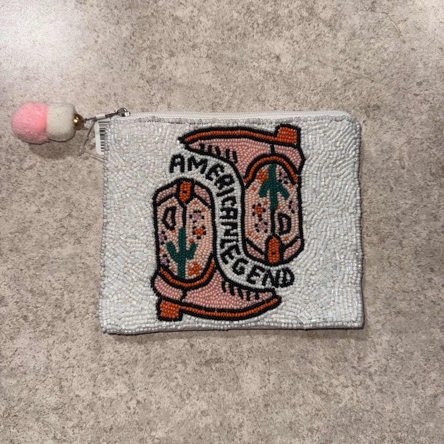 American Legend Beaded Coin Purse