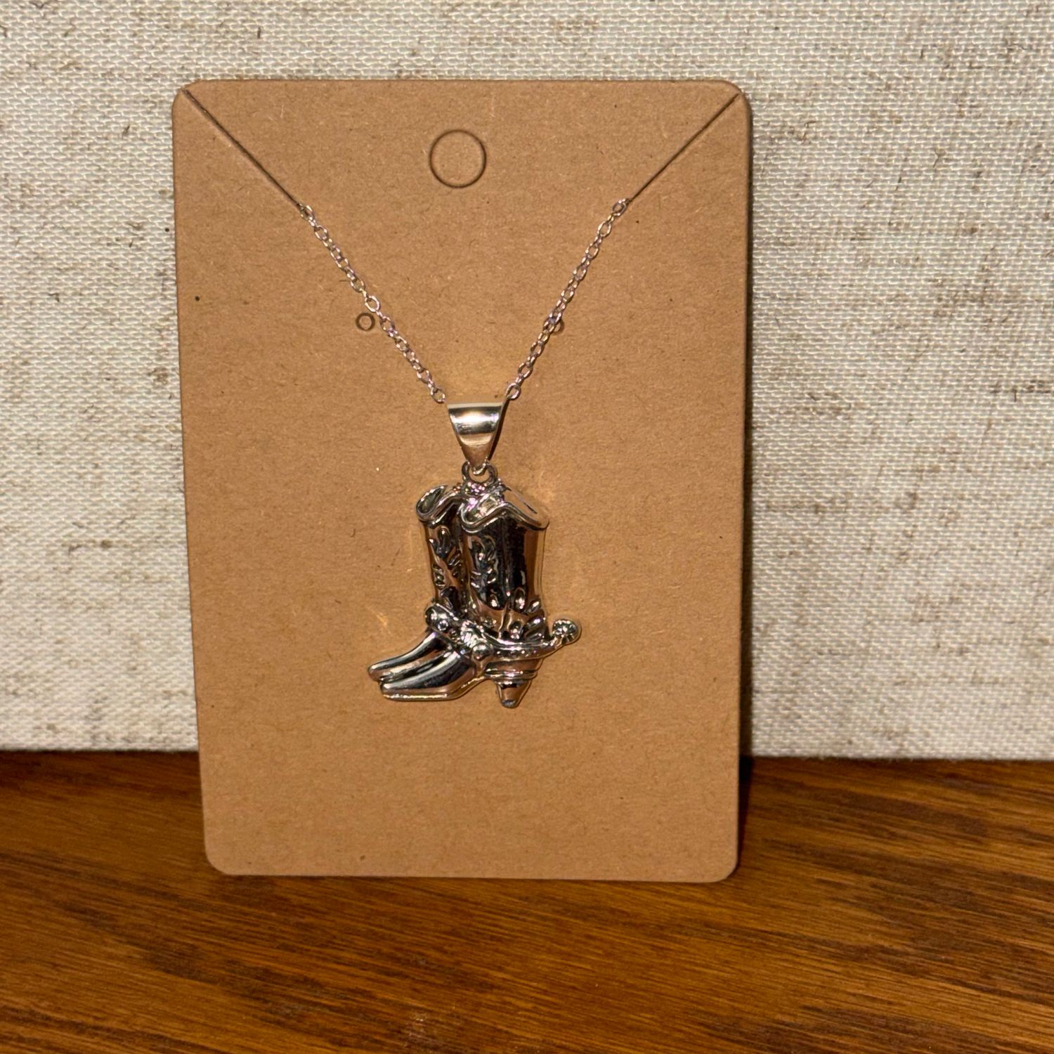 Boots Necklace