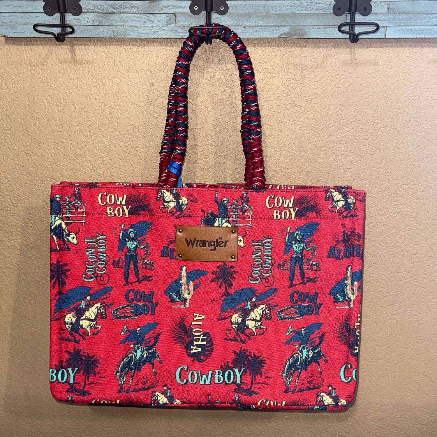 Red Cowboy Tote