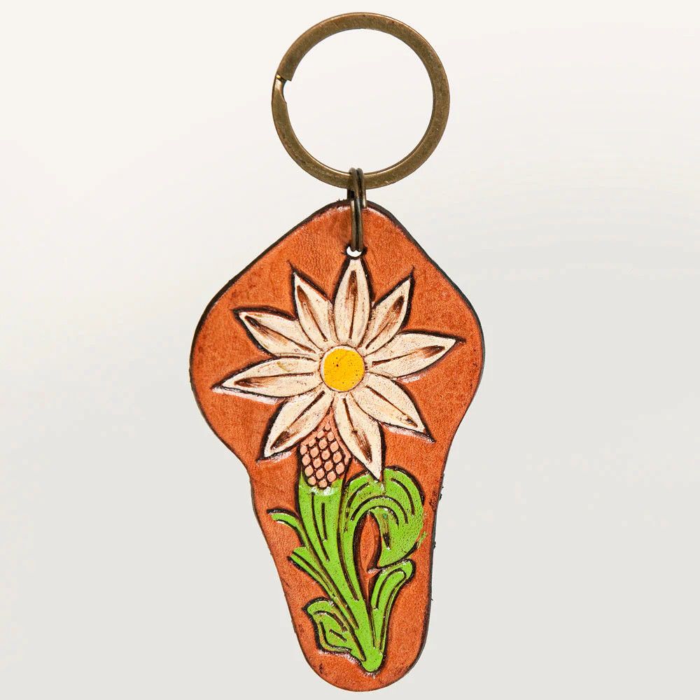 Flower Eartag Keychain