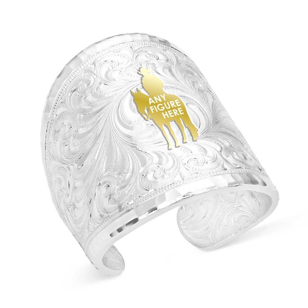 Out West  Custom Initial Ring