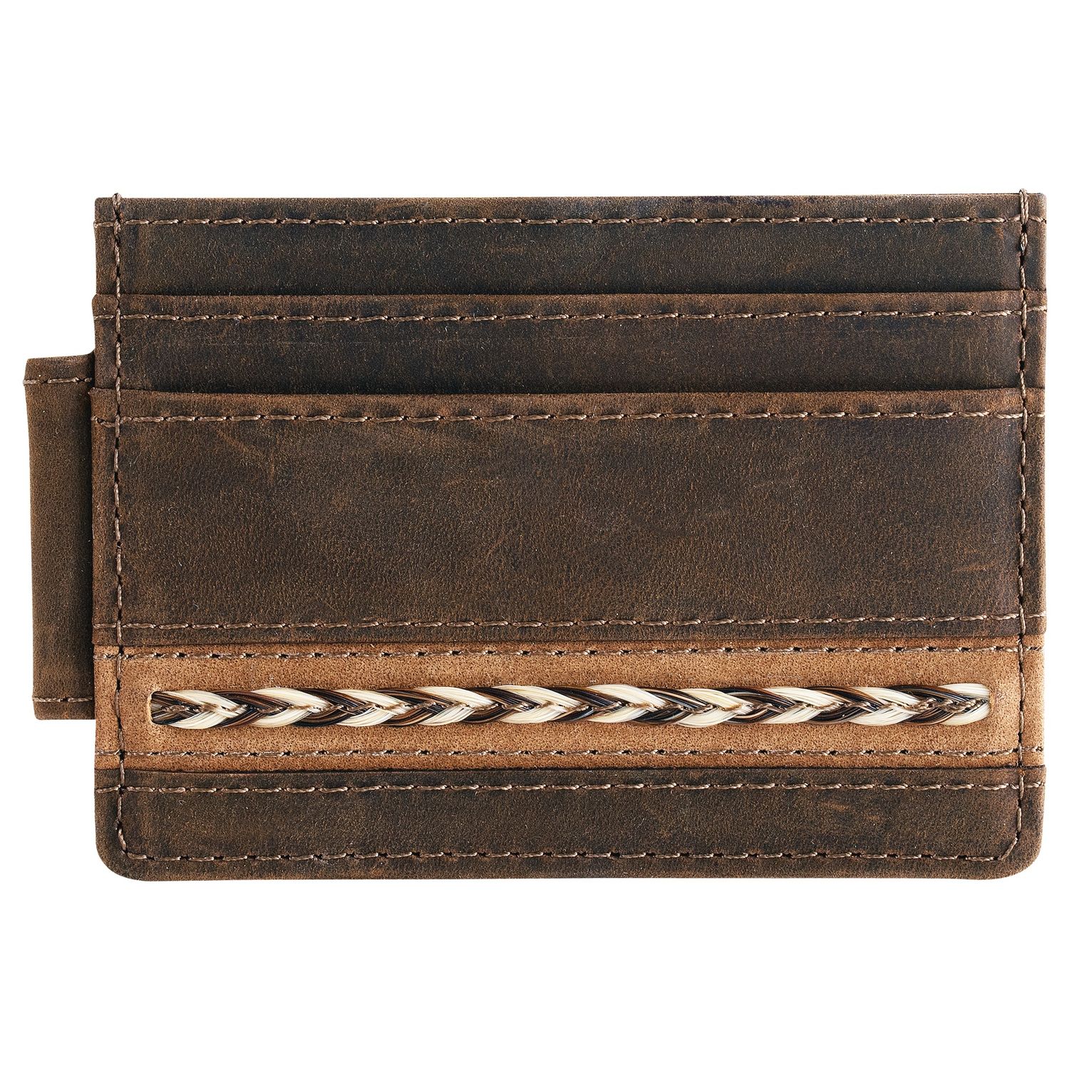 Slim Card Wallet Horse Hair