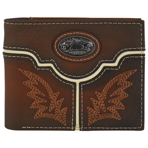 Bifold Wallet Burnished Tan Yoke