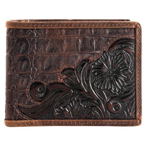 Bifold Wallet Scroll w/Caiman