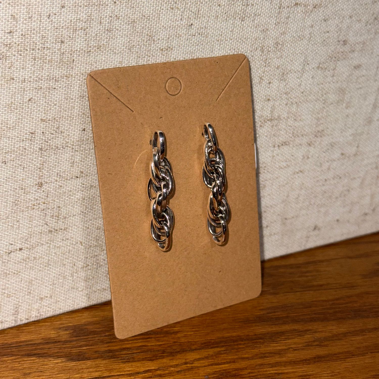 Thick Chunky Rope Post Earrings