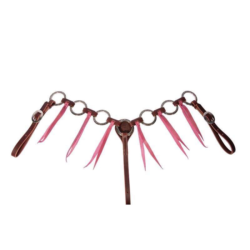 Pony Ring Tassle Breast Collar Orchid